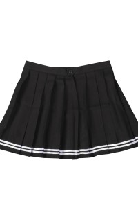 GH205 manufacturing bust cheerleading skirt custom pleated cheerleading skirt rehearsal invisible zipper cheerleading skirt supplier  a line cheer skirt detail view-5